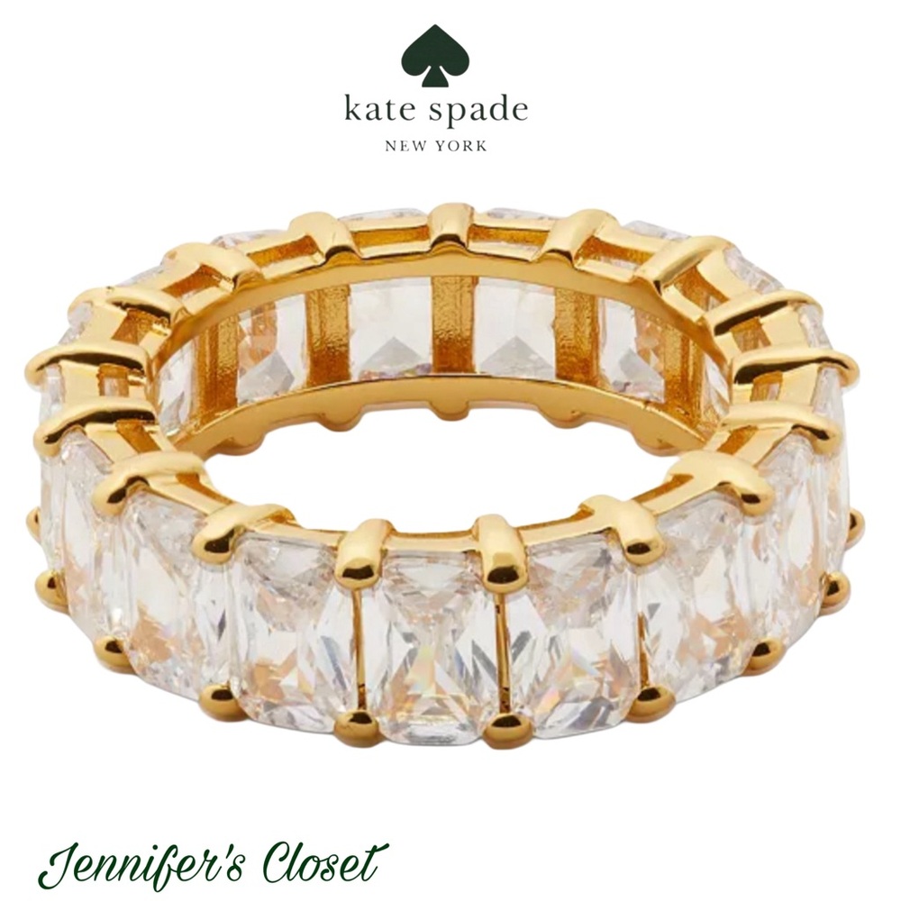 Kate Spade Ring Sz 7 NWT / Cz. Eternity Band Ring